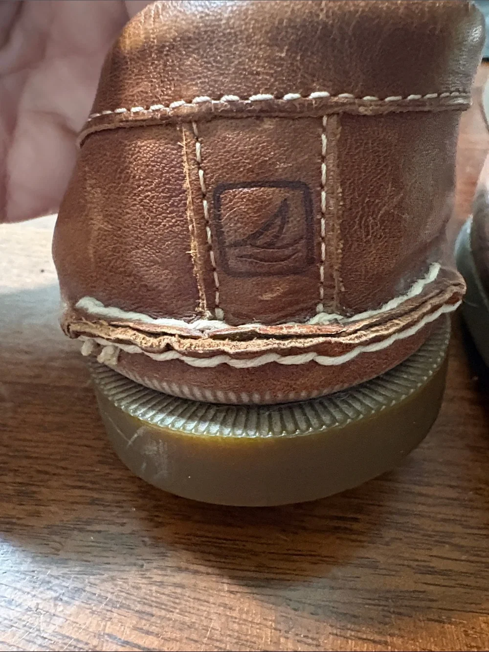 Sperry Women's Brown Leather Fringe Loafers Size 7.5